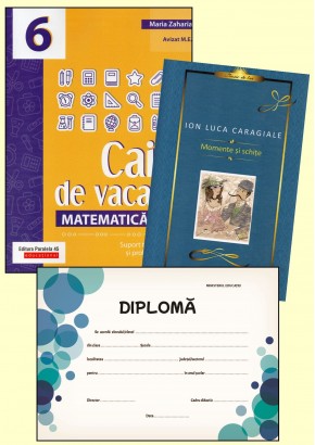 Caiet vacanta matematica cls a VI-a + Momente si schite + diploma