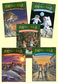 Pachet 5 carti Portalul magic (vol 6-10) + 5 diplome