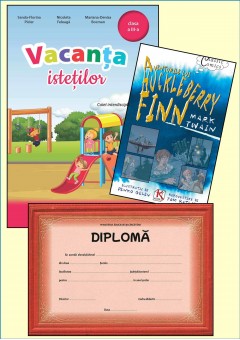 Vacanta istetilor cls a III-a + Aventurile lui Huckleberry Finn + diploma