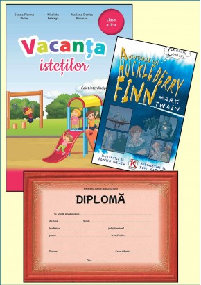 Vacanta istetilor cls a III-a + Aventurile lui Huckleberry Finn + diploma