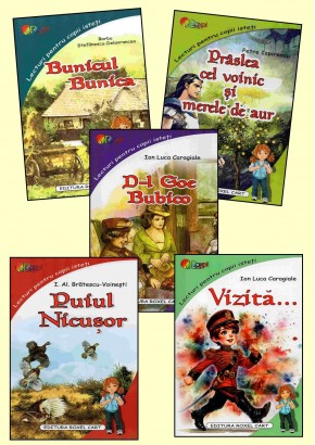 Pachet 5 carti Lecturi pentru copii isteti + 5 diplome