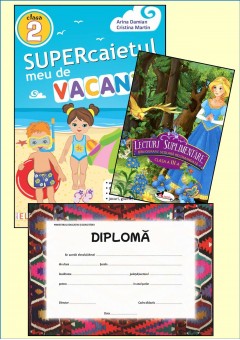 Supercaietul meu de vacanta clasa a II-a + Lecturi suplimentare clasa a III-a + diploma