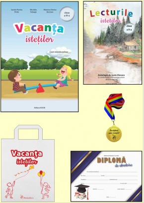 Vacanta istetilor clasa a IV-a + Lecturile istetilor clasa a V-a + diploma + medalie + punga premiere