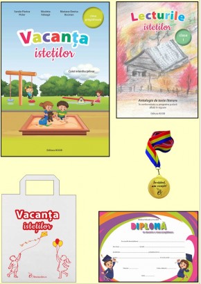 Vacanta istetilor clasa pregatitoare + Lecturile istetilor clasa I + diploma + medalie + punga premiere