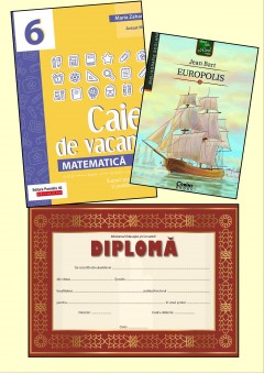 Caiet vacanta matematica cls a VI-a + Europolis + diploma
