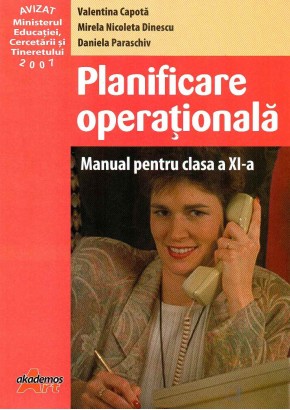 Planificarea operationala manual pentru clasa a XI-a