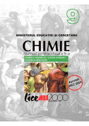 Chimie. Manual pentru clasa a IX-a, autor Marius Andruh
