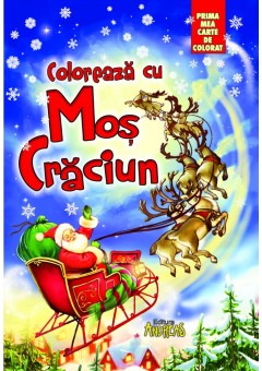Coloreaza cu Mos Craciun..