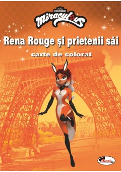 Rena rouge si prietenii sai carte de colorat