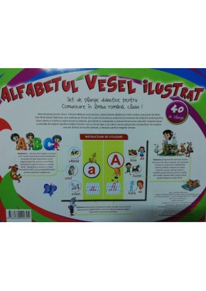 Alfabetul vesel ilustrat. 40 de planse A3