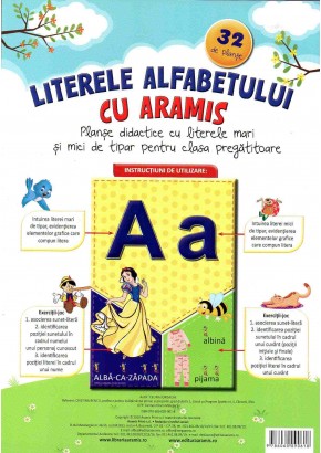 Literele alfabetului cu Aramis - 32 de planse