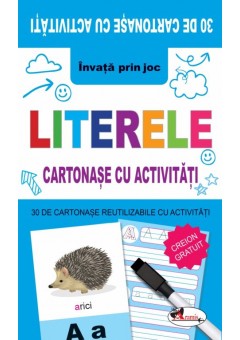 Literele Cartonase cu activitati