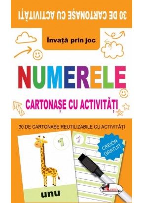 Numerele cartonase cu activitati