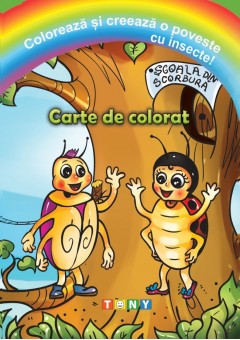 Coloreaza si creeaza o poveste cu insecte!