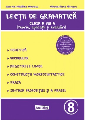 Lectii de gramatica clasa a VIII-a