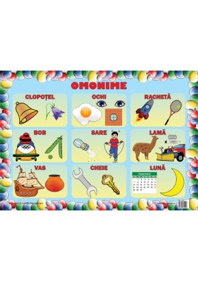 Omonime. Set 3 planse