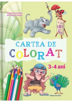 Carte de colorat 3-4 ani..