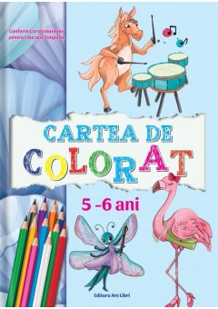 Carte de colorat 5-6 ani..