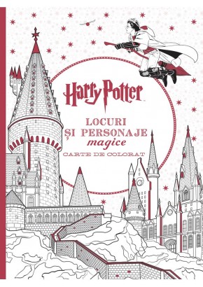 Harry Potter Carte de colorat - Locuri si personaje magice