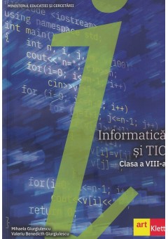 Informatica si TIC manual pentru clasa clasa a VIII-a, autor Mihaela Giurgiulescu
