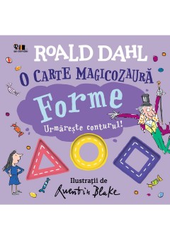 O carte magicozaura - Forme - Urmareste conturul!
