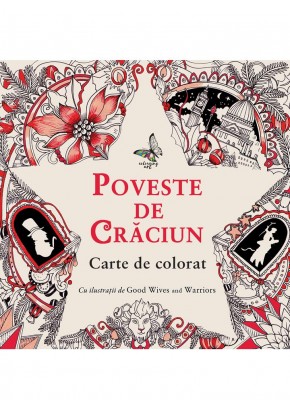 Poveste de Craciun - carte de colorat