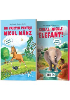 Un prieten pentru micul manz + Curaj, micule elefant!
