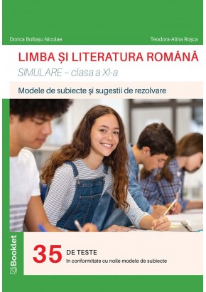 Limba si literatura romana Simulare pentru clasa a XI-a