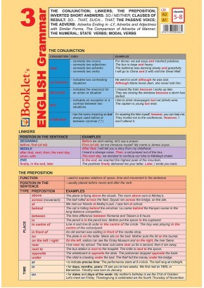 Pliant Booklet’s English Grammar 3