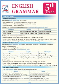 English Grammar 5th Grade