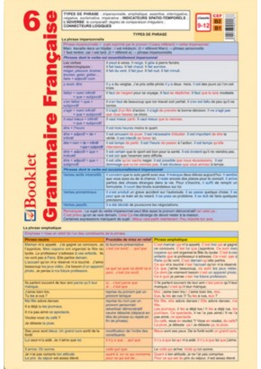 Pliant Grammaire Française 6