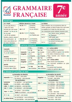 Grammaire française 7e année
