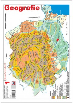Harta Geografia Romaniei..