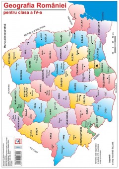 Harta Geografia Romaniei..
