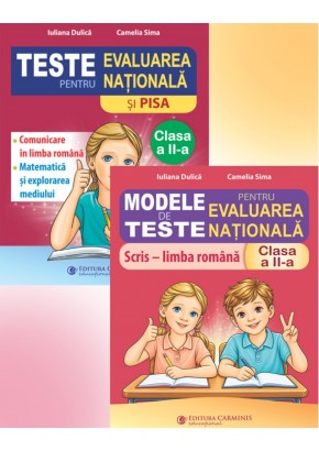 PACHET Teste pentru Evaluarea Nationala si Pisa + Modele de teste pentru Evaluarea Nationala Scris – limba romana Clasa a II-a
