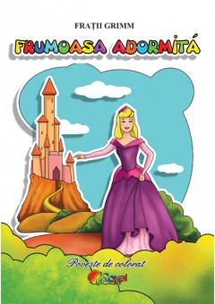 Frumoasa adormita (carte de colorat A5)