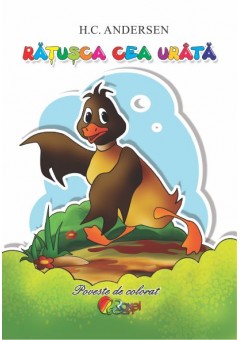 Ratusca cea urata (carte de colorat A5)