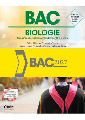 Bacalaureat 2027 - Biologie Notiuni teoretice si teste pentru clasele a IX-a si a X-a Bacalaureat 2027 - Biologie Notiuni teoretice si teste pentru clasele a IX-a si a X-a
