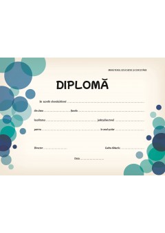 Diploma buline albastre..
