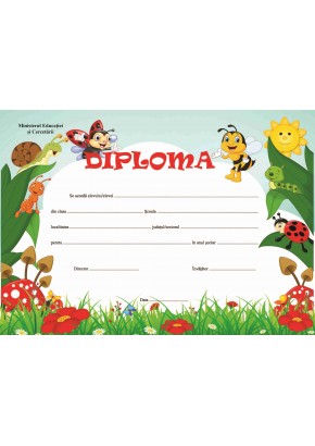 Diploma nivel primar insecte