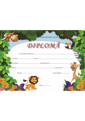 Diploma nivel primar animale