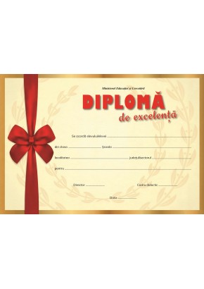 Diploma excelenta