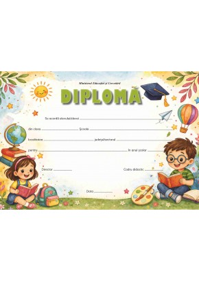 Diploma nivel primar elev/eleva