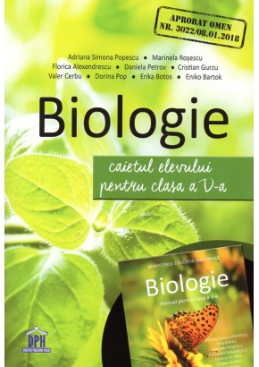 Biologie - Caietul elevului pentru Clasa a V-a