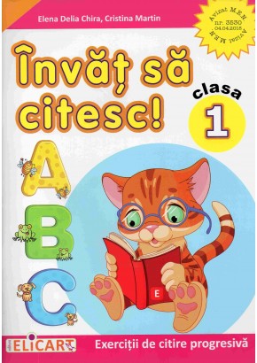 Invat sa citesc! - (E) - Exercitii de citire progresiva Varianta - ed. EDP, EDU, Ars Libri, Paralela 45, Booklet, Corint Logistic