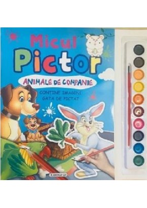 micul pictor - animale de companie - contine tempera