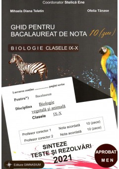 Bacalaureat biologie 202..