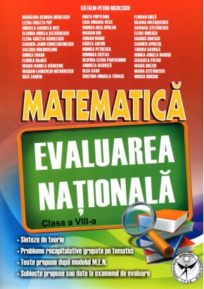 Evaluare nationala matematica clasa a VIII-a