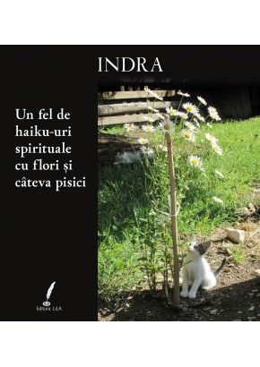 Un fel de haiku-uri spirituale cu flori si pisici