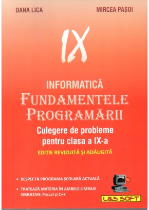 Fundamentele Programarii, culegere de probleme, clasa a IX-a